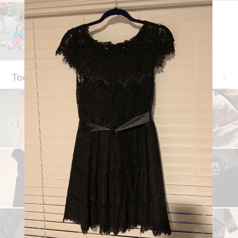 Black lace A Line dress